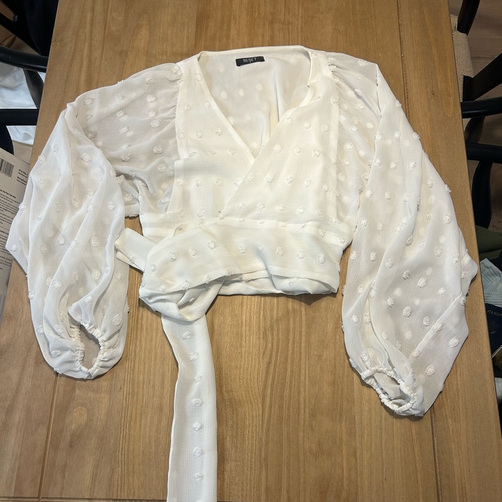 Polka dot blouse